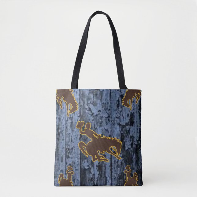 Bolsa Tote Cavalos de toalha (Frente)