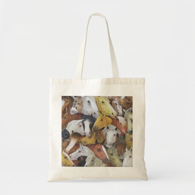 Bolsa Tote Cavalos dos cavalos (Frente)