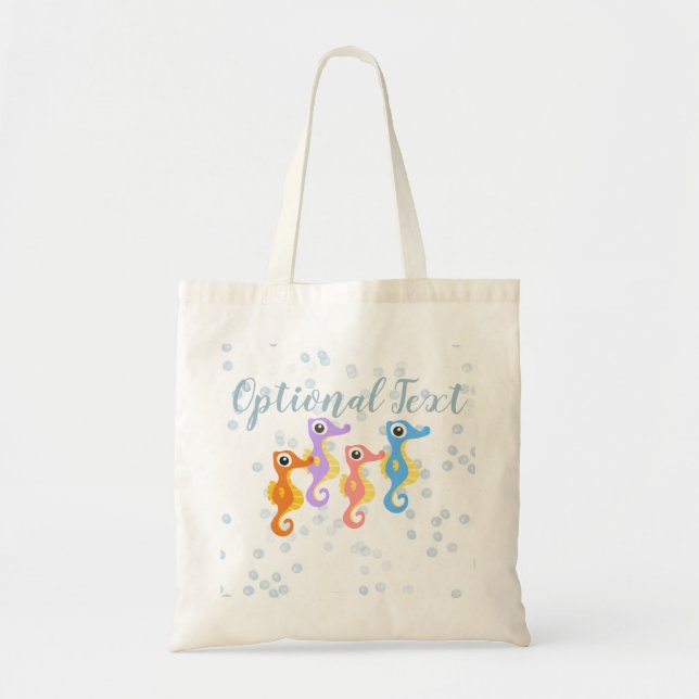 Bolsa Tote Cavalos-marinhos bonitos (Frente)