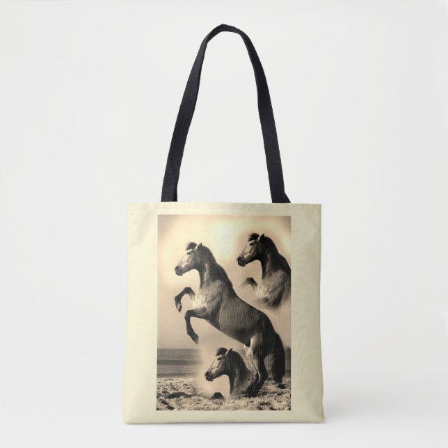 Bolsa Tote Cavalos na arte (Frente)