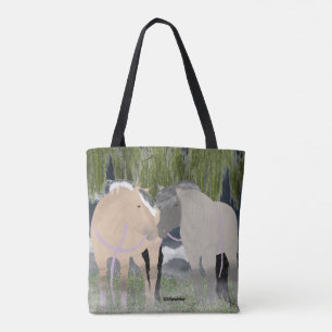 Bolsa Tote Cavalos noruegueses do fiorde