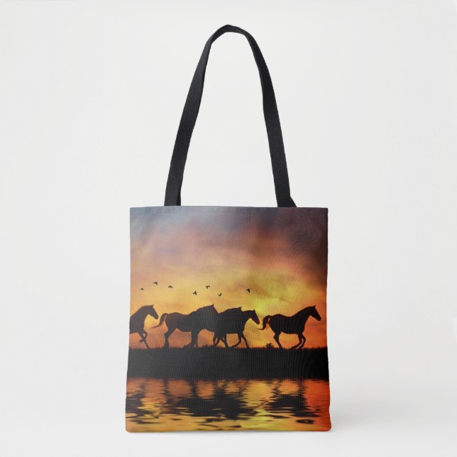 Bolsa Tote Cavalos Selvagens (Frente)