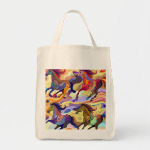 Bolsa Tote Cavalos Selvagens