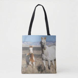Bolsa Tote Cavalos Selvagens em Casa na Bacia de Sandwash
