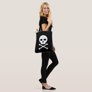 Bolsa Tote Caveira e Ossos