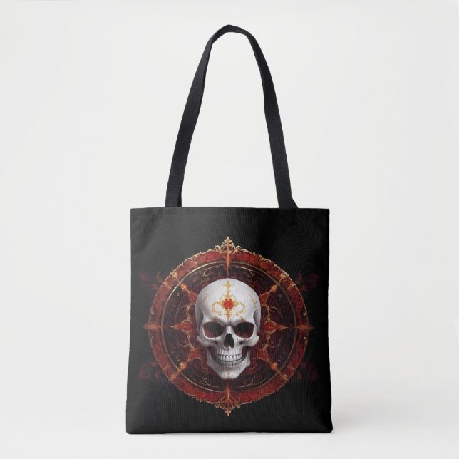 Bolsa Tote Caveira - Saco de ferramentas (Frente)