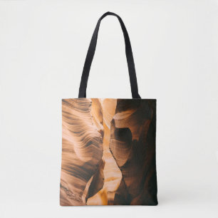 Bolsa Tote Caverna marrom sob céu limpo