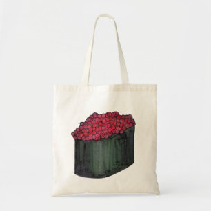 Bolsa Tote Caviar Sushi Roll Comida de Foodie Tote Bag