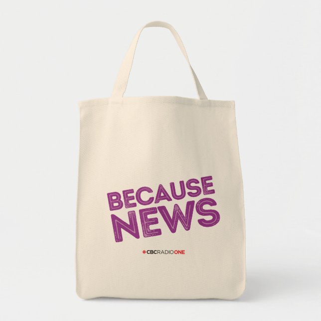Bolsa Tote CBC Porque Notícias (Frente)