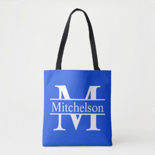 Bolsa Tote CBLF Azul Monograma