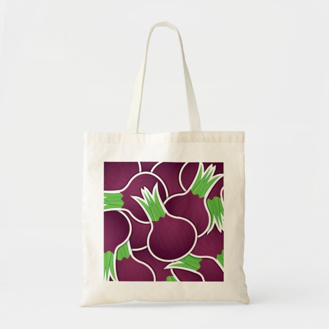 Bolsa Tote Cebolas púrpuras funerárias (Frente)