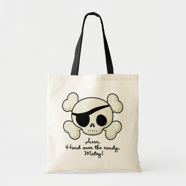 Bolsa Tote Ceda o pirata dos doces (Frente)