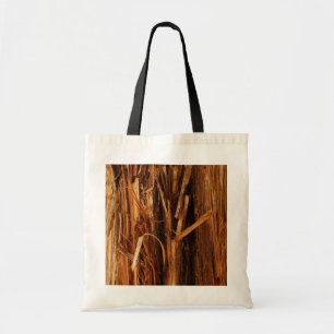 Bolsa Tote Cedar Textura de Latido de Madeira