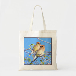 Bolsa Tote Cedar Waxwings