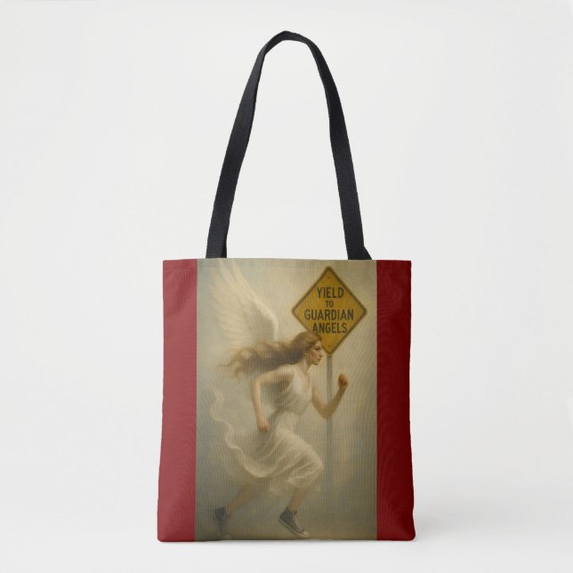 Bolsa Tote Ceder aos Anjos da Guarda (Frente)