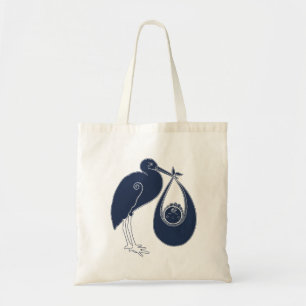 Bolsa Tote Cegonha azul