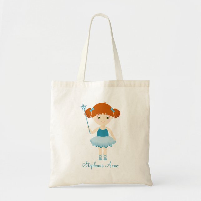 Bolsa Tote Celebração de Cupcake da Bela Bailarina (Frente)