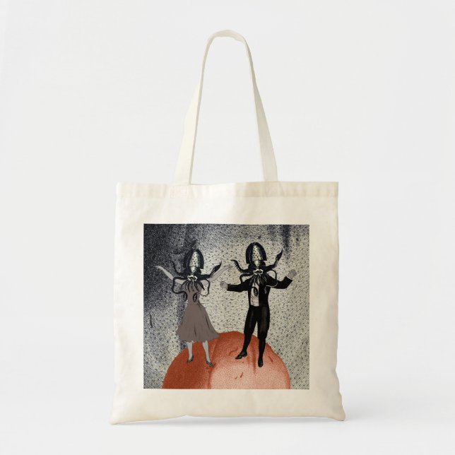 Bolsa Tote Celebração de dança de alienígenas (Frente)