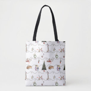 Bolsa Tote Celebração de Guirlanda de Natal de Whoville