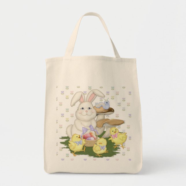 Bolsa Tote Celebração de páscoa (Frente)