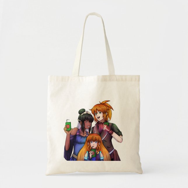 Bolsa Tote Celebração Espacial de Ano Novo (Frente)