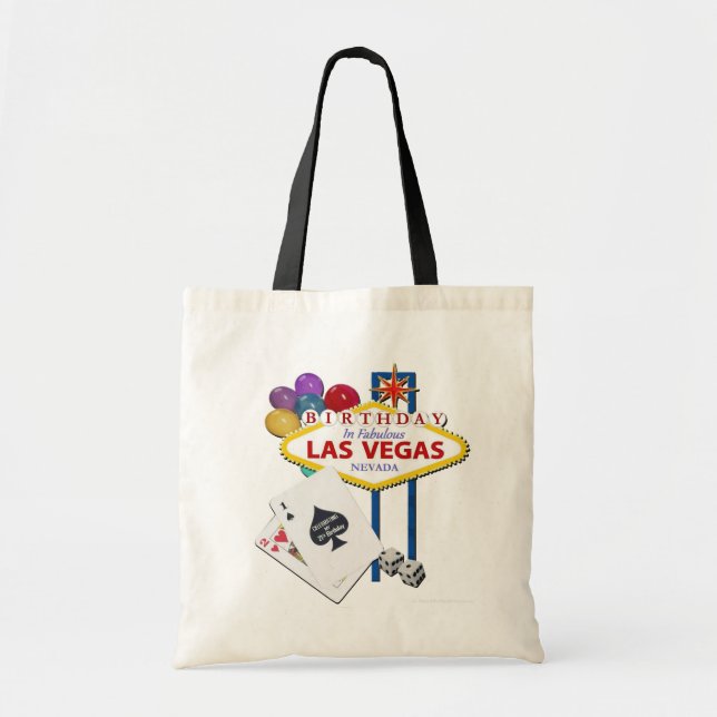 Bolsa Tote celebrando a aniversário de 21 anos Las Vegas Tote (Frente)