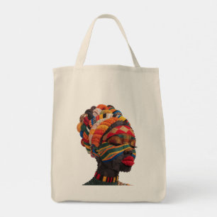 Bolsa Tote Celebrando a Arte Colorida de Quilting Tote Bag