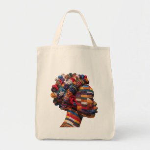 Bolsa Tote Celebrando a Arte Colorida de Quilting Tote Bag