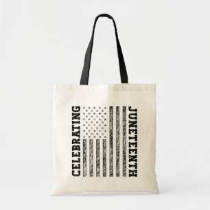 Bolsa Tote Celebrando a décima sexta-feira, desolada bandeira