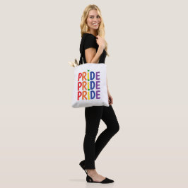 Bolsa Tote Celebrar o orgulho mês colorido do arco-íris