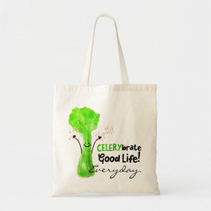 Bolsa Tote Celery Pun positivo - Celerybrate Good Life