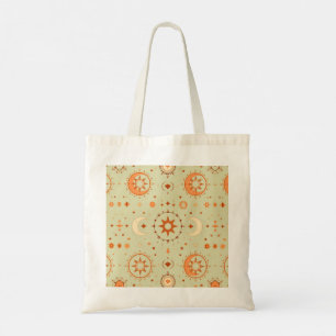Bolsa Tote Celestial Boho Tote Bag Padrão Sun & Moon