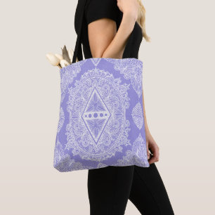 Bolsa Tote Celestial Diamond Mandala
