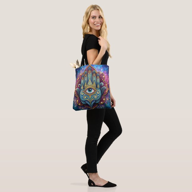 Bolsa Tote Celestial Hamsa  (No(a) Modelo)