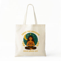 Celestial Moon Tote Bag