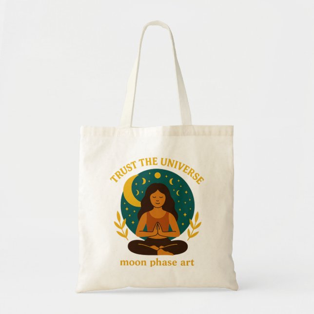 Bolsa Tote Celestial Moon Tote Bag (Frente)