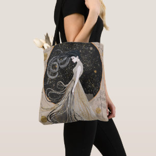 Bolsa Tote Celestial Muse Dreamy Mulher Cosmica