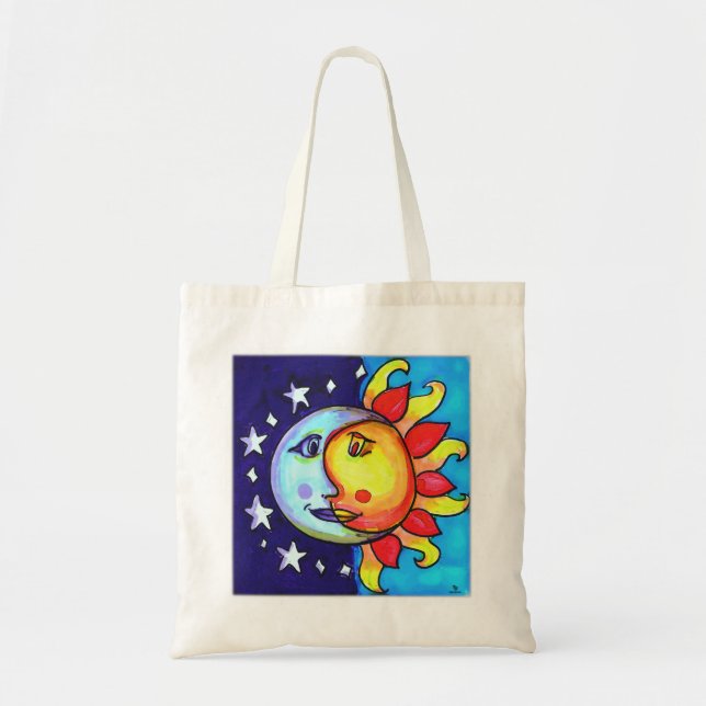 Bolsa Tote Celestial Sun Moon 90 Celestial Vibes (Frente)
