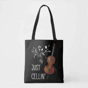 Bolsa Tote Cello String Instrumento Cellist Humor violoncello