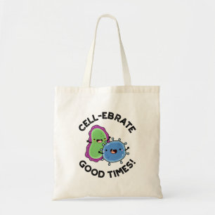 Bolsa Tote Célula celebra Bacterias Engraçadas Bacterias
