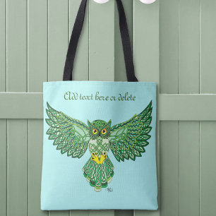 Bolsa Tote Célula de Voo Verde