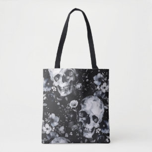 Bolsa Tote Células do Jardim Gótico e Gótico Floral Verão