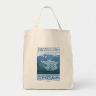 Bolsa Tote Cena da geleira - Petersburgo, Alaska