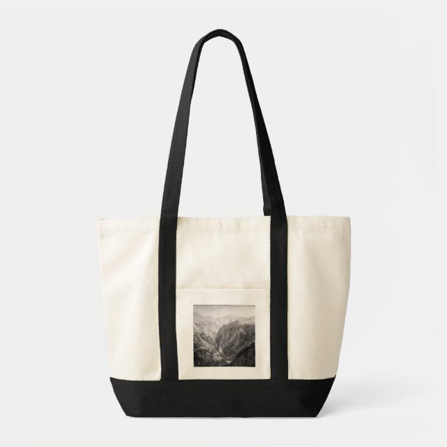 Bolsa Tote Cena da pensão na ponte do diabo com a queda (Frente)