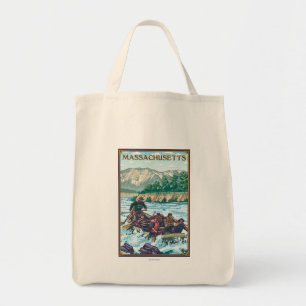 Bolsa Tote Cena de Massachusetts River Rafting