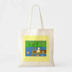 Bolsa Tote Cena de Pesca