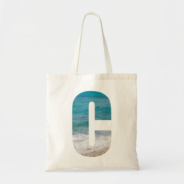 Bolsa Tote Cena de praia em C (Frente)