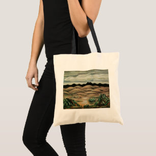 Bolsa Tote Cena do Deserto por Marsden Hartley, Arte Fina Vin