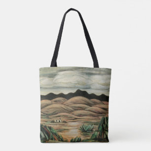 Bolsa Tote Cena do Deserto por Marsden Hartley, Arte Fino Vin