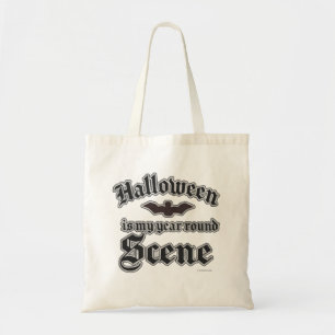 Bolsa Tote Cena épica de Halloween o ano todo Slogan